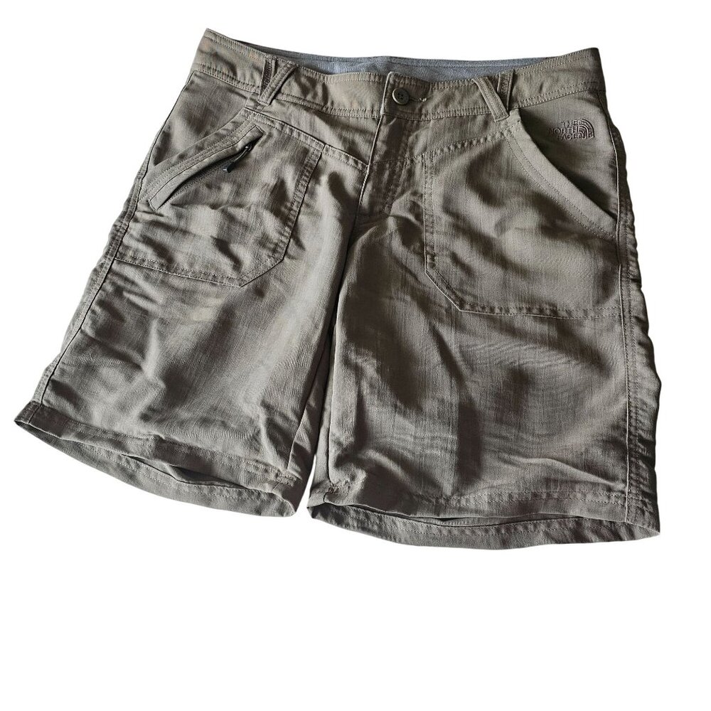 The North Face Womens Hiking Cargo Safari Nylon Shorts Size 8